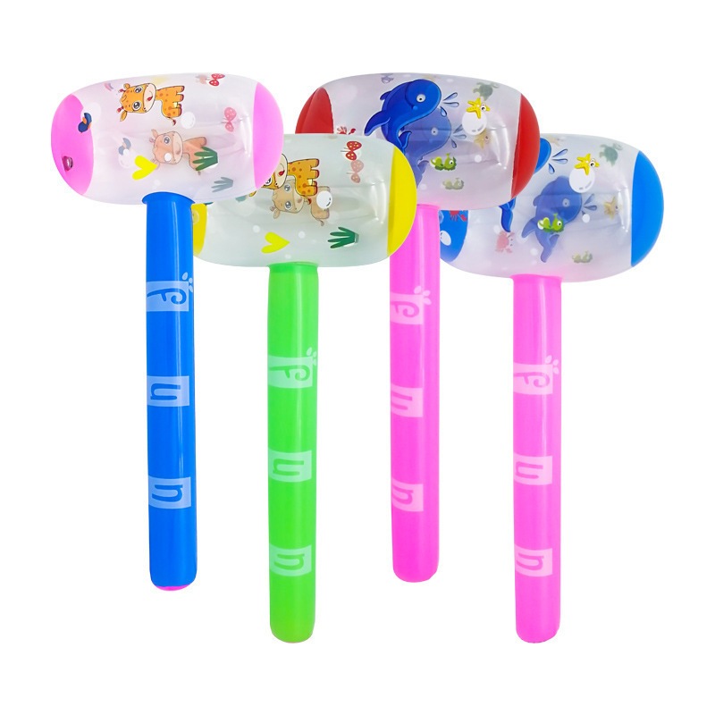 50/30 Martelos Inflável 70cm Gigante Luz Led Lembrancinha P/ Crianças
