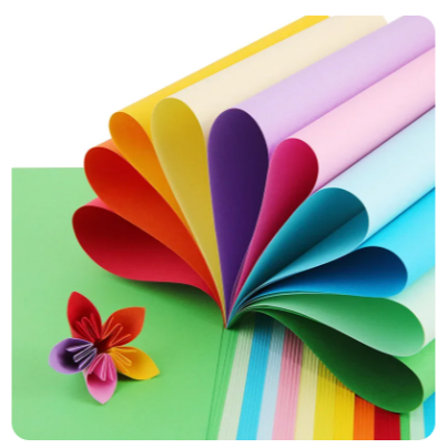 kit 20 , 40, 60 ,80 folhas A4 Papel Color Plus 180g Original