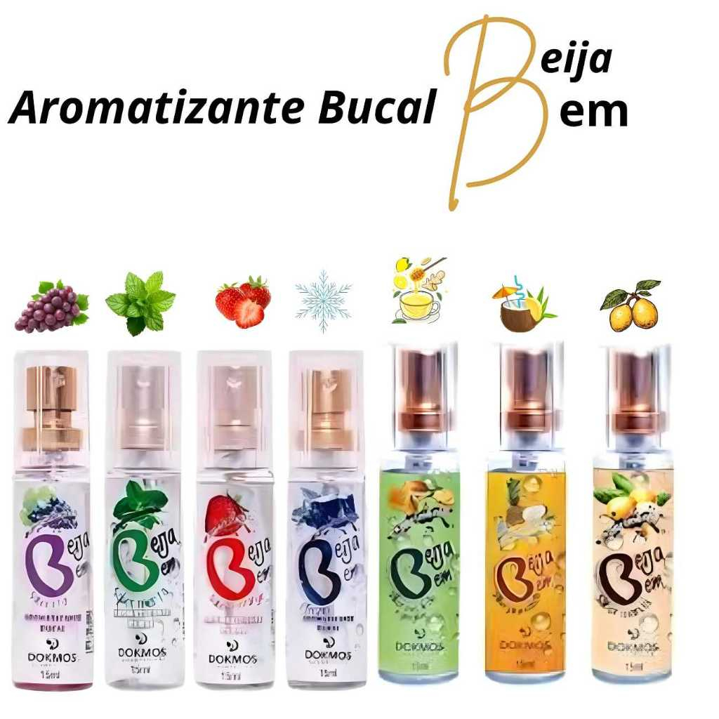 Aromatizante Bucal Beija Bem - Dokmos