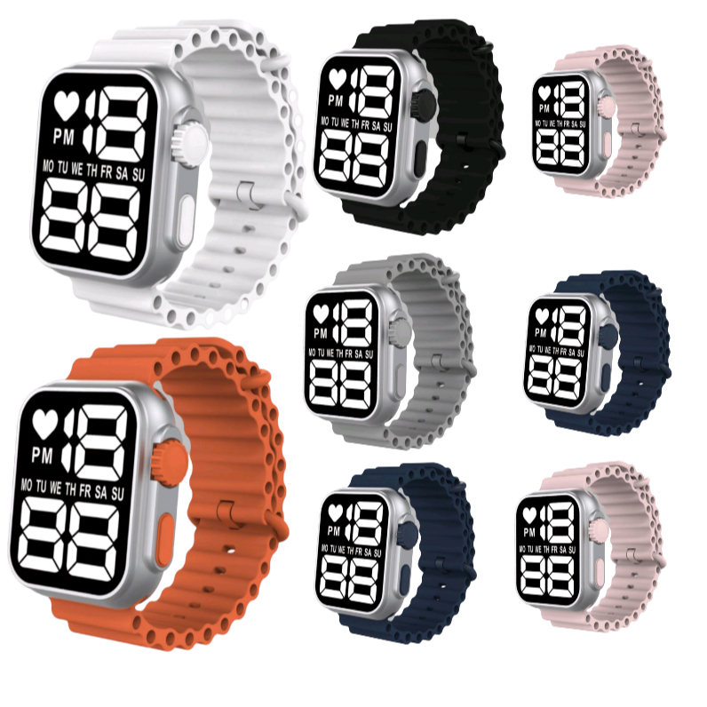 Relógio De Pulso Digital Com LED Relógios Masculinos / Feminino / Unissex / Infantil / Esportivo Mega Oferta