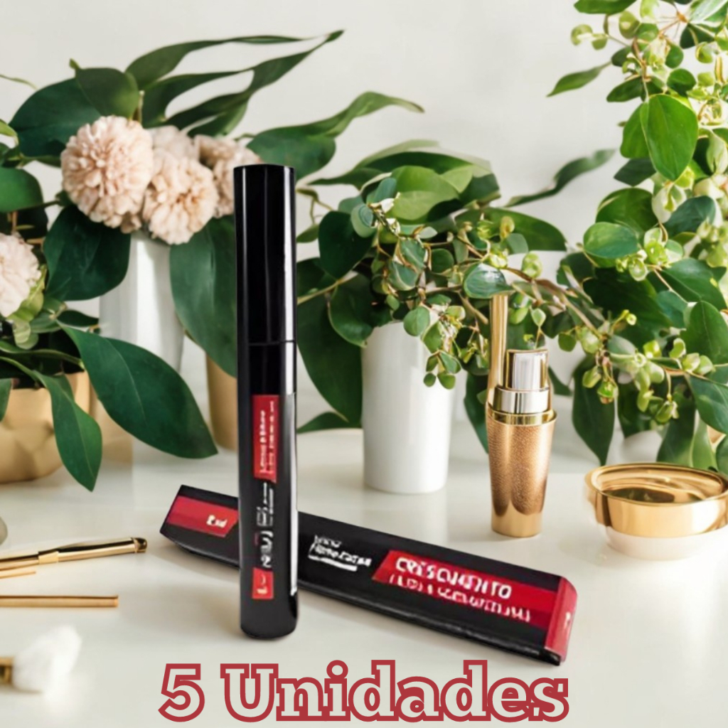 KIT Com 05 Unidades Serum Niraj FORTALECIMENTO E CRESCIMENTO 8ml