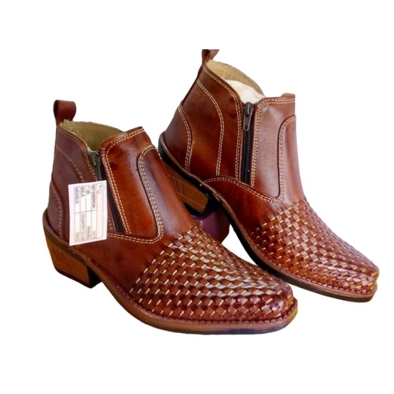 Bota Country Com Salto Carrapeta Masculina Passeio Trabalho Costurada  Qualidade Promoção