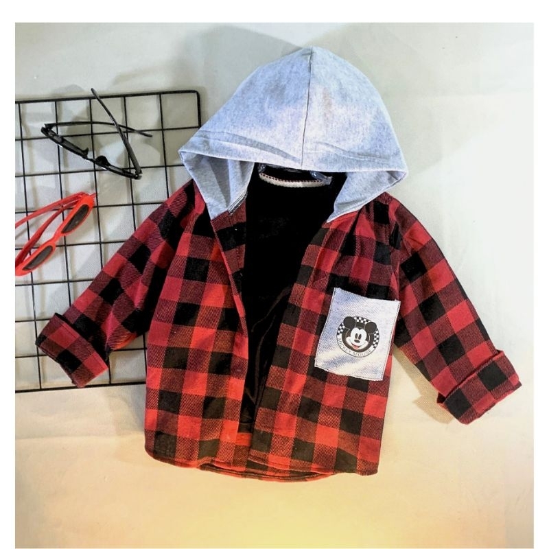 blusa flanela com capuz infantil vermelha unissex quentinha escola festas passeio promoção