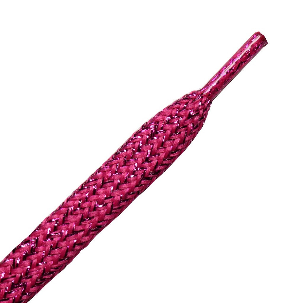 Cadarço Brilhante Feminino rosa Gritter Brilho