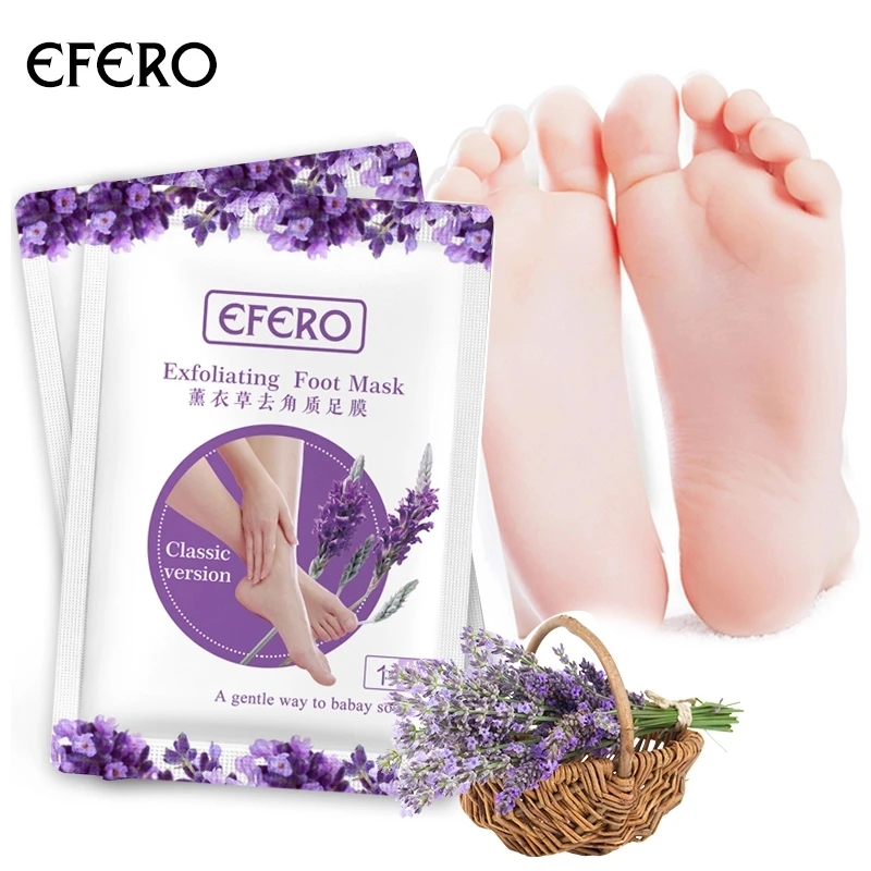 Máscara de Pé Meias Esfoliantes Remover Pele Morta Efero Putimi - PAR - OFERTA