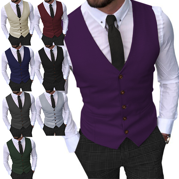 Colete Social Roxo - Super Promoção