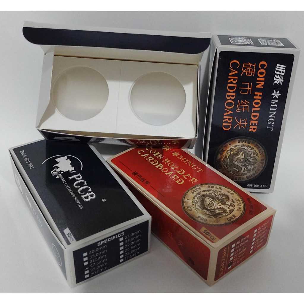 5 caixas de Coin Holder de grampear