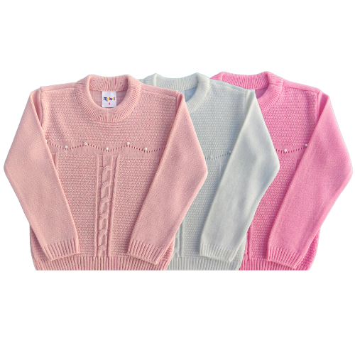 Blusa de menina infantil Pérola
