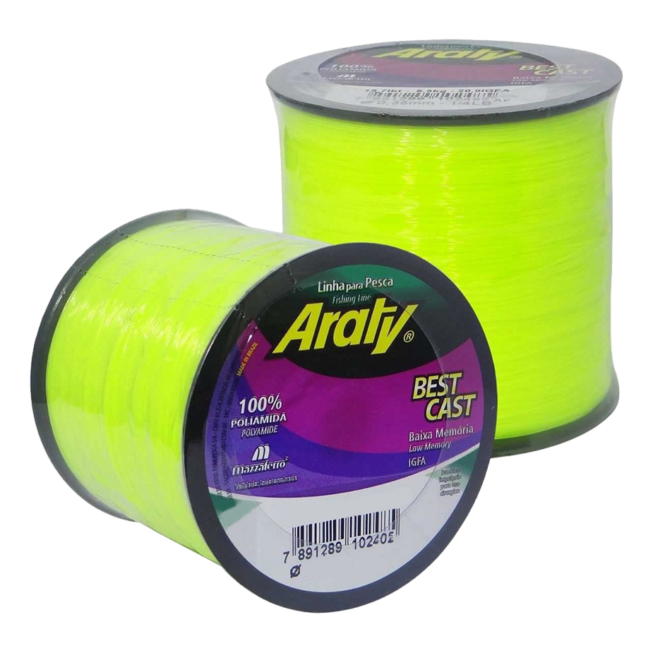 Linha De Pesca Monofilamento Premium Araty 100g varias medidas – Mazzaferro