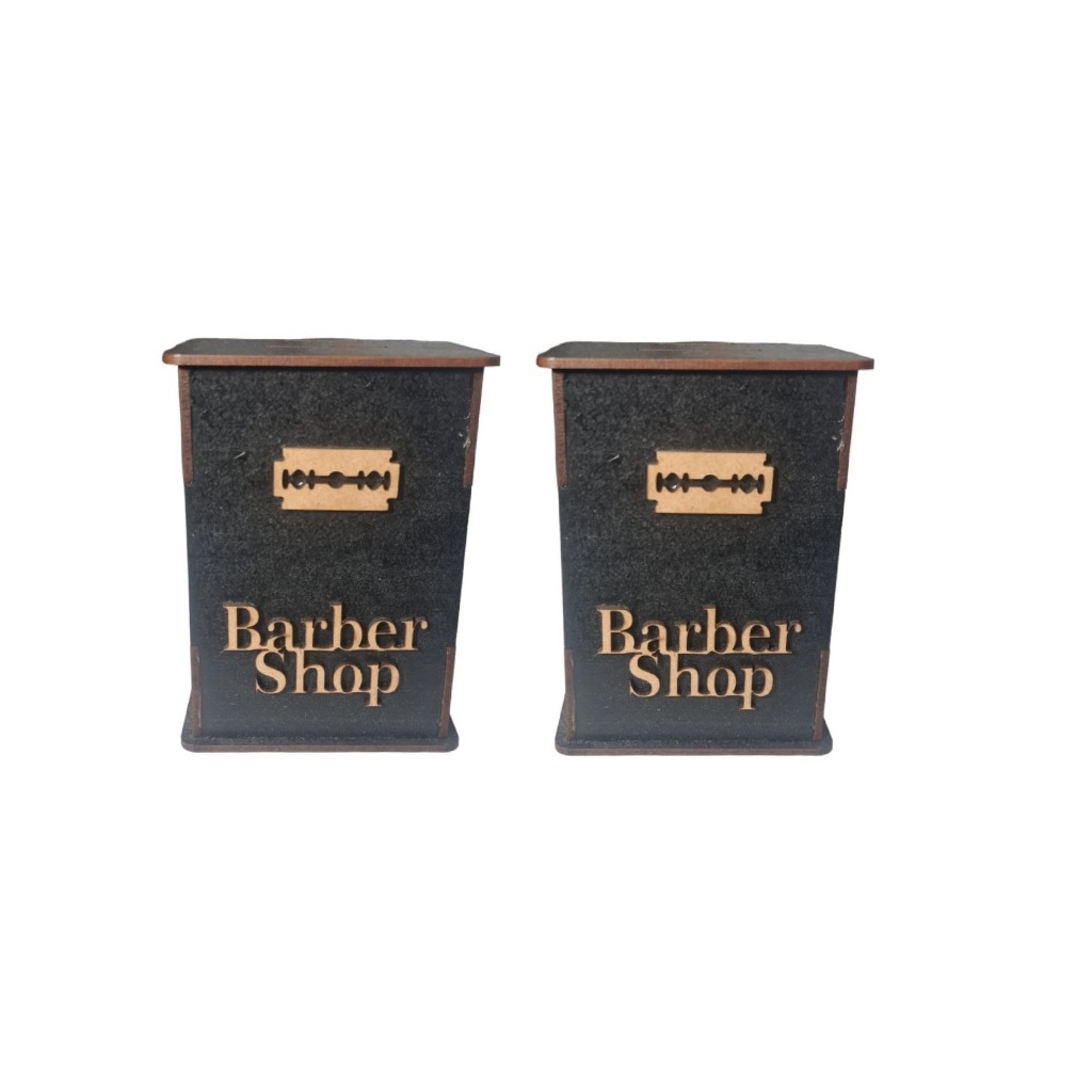 Descarte De Laminas Para Bancada em MDF Preto Profissional Barbearia Pronta Entrega Envio Imediato