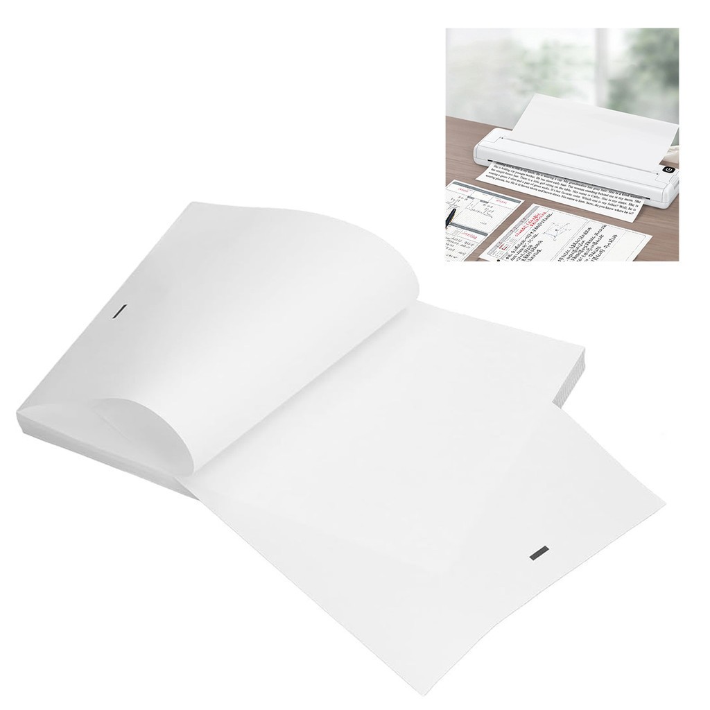 Papel Termico A4 100 Folhas Impressora Termica Bluetooth Trabalho Advogado Processo Lista Arquivo