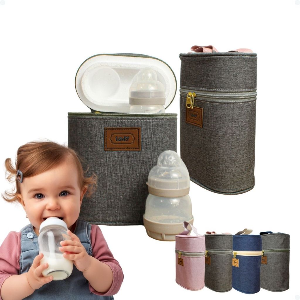 Porta Mamadeira Com Isopor Removível Para Limpeza Bolsa Maternidade Térmico Compatível Com Mam Avent Kuka Térmico