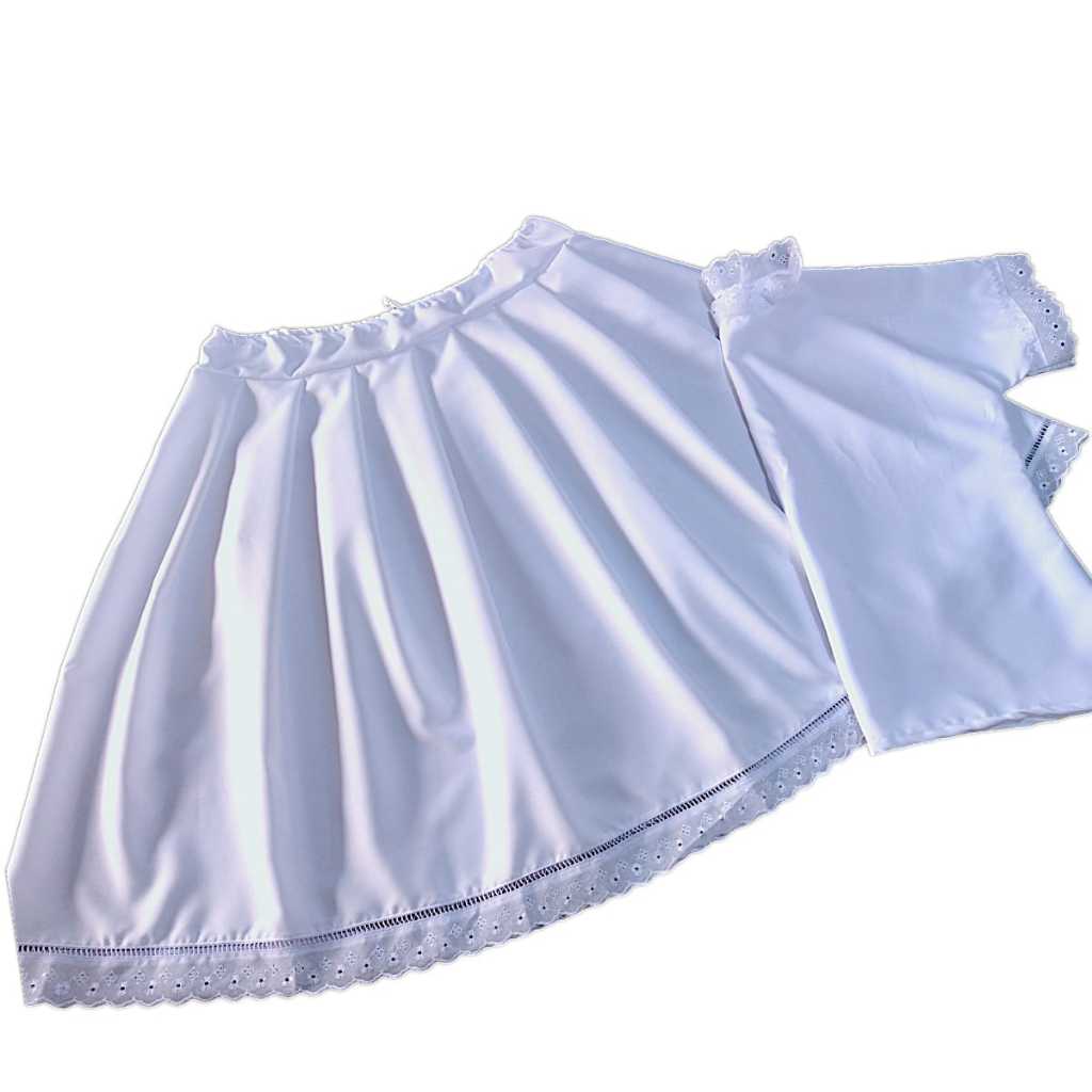 Conjunto Feminino Ração Arrumadinha umbanda E Candomblé 2 Peças
