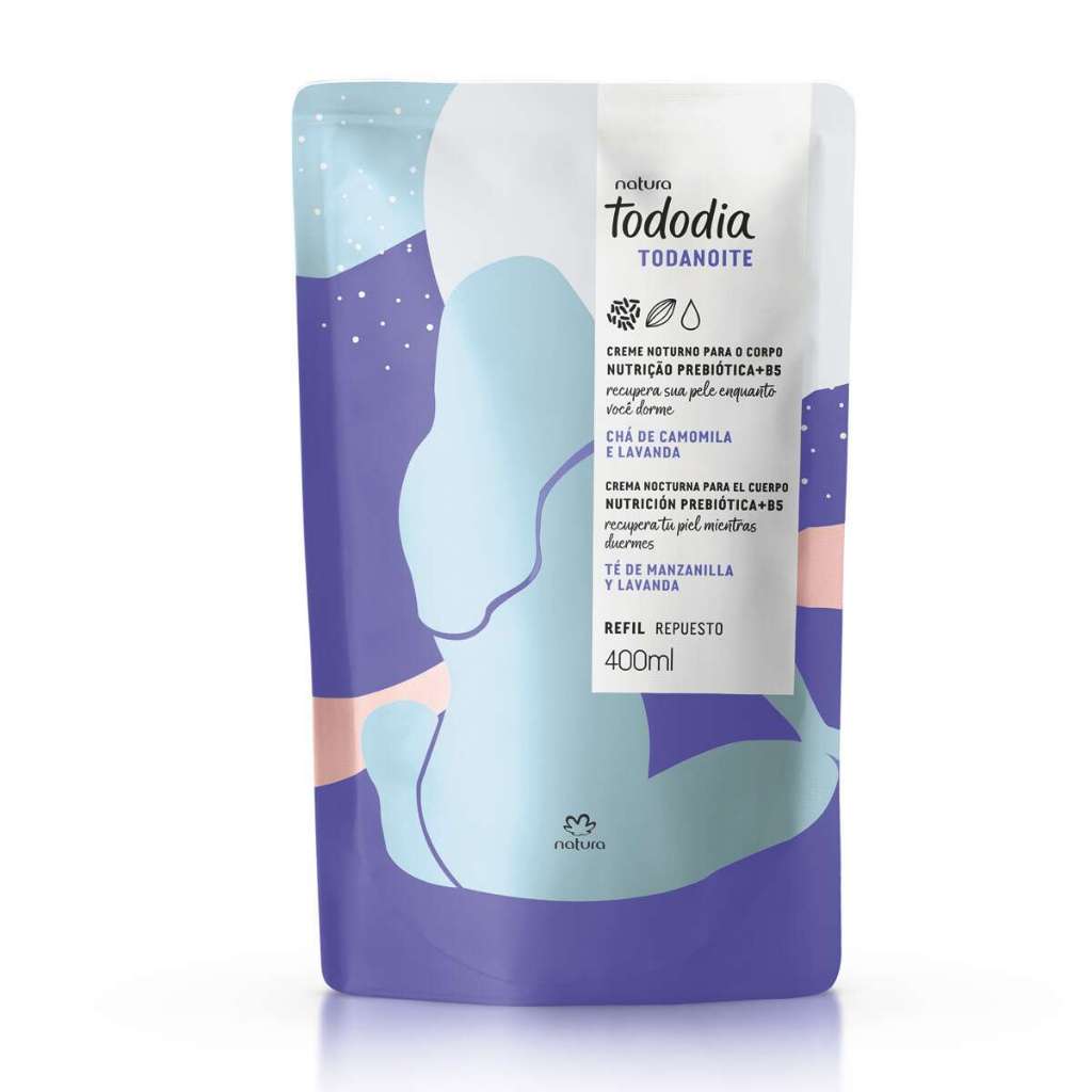 Refil Creme Noturno Para o Corpo Tododia Todanoite - 400 ml