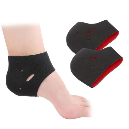 Meia Esporão Calcanhar - Par. Alivia a dor do Fascite plantar Protetor Calcanhar.