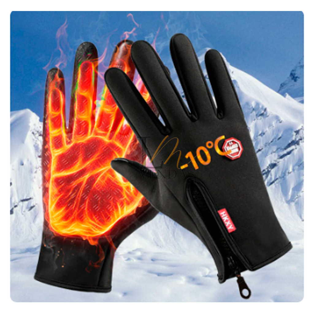 Luvas De Pilotagem Térmica Quente Impermeável Luva Para Motocicleta Motoqueiro e Bicicleta Bike
