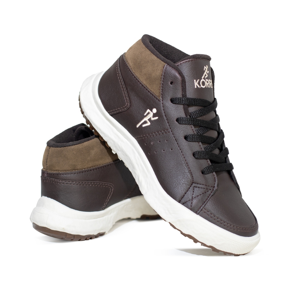Bota Cano Médio Masculina Botinha Casual Solado Antiderrapante Confortável Original