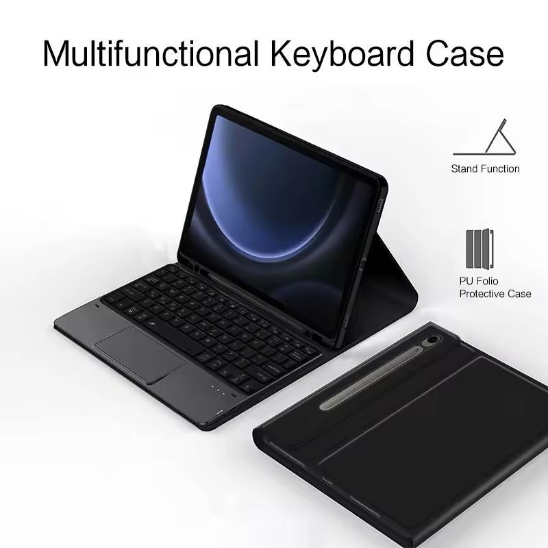 Capa Tablet Com Teclado Bluetooth Tab S9+ S9 Fe Plus  S9 Fe Normal S6 Lite 10.4 Normal