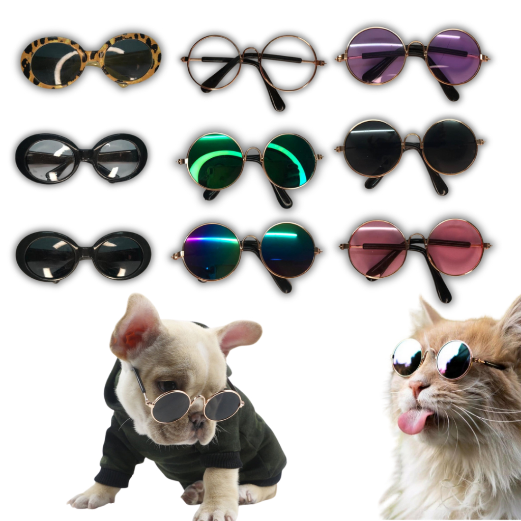 Óculos de Sol Para Pet Cachorro Gato Diversas Cores e  Modelos  LR-0302