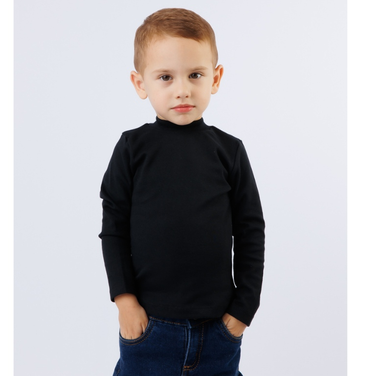 Blusa Gola Alta Manga Longa Segunda Pele Inverno INFANTIL MENINO 1 AO 14