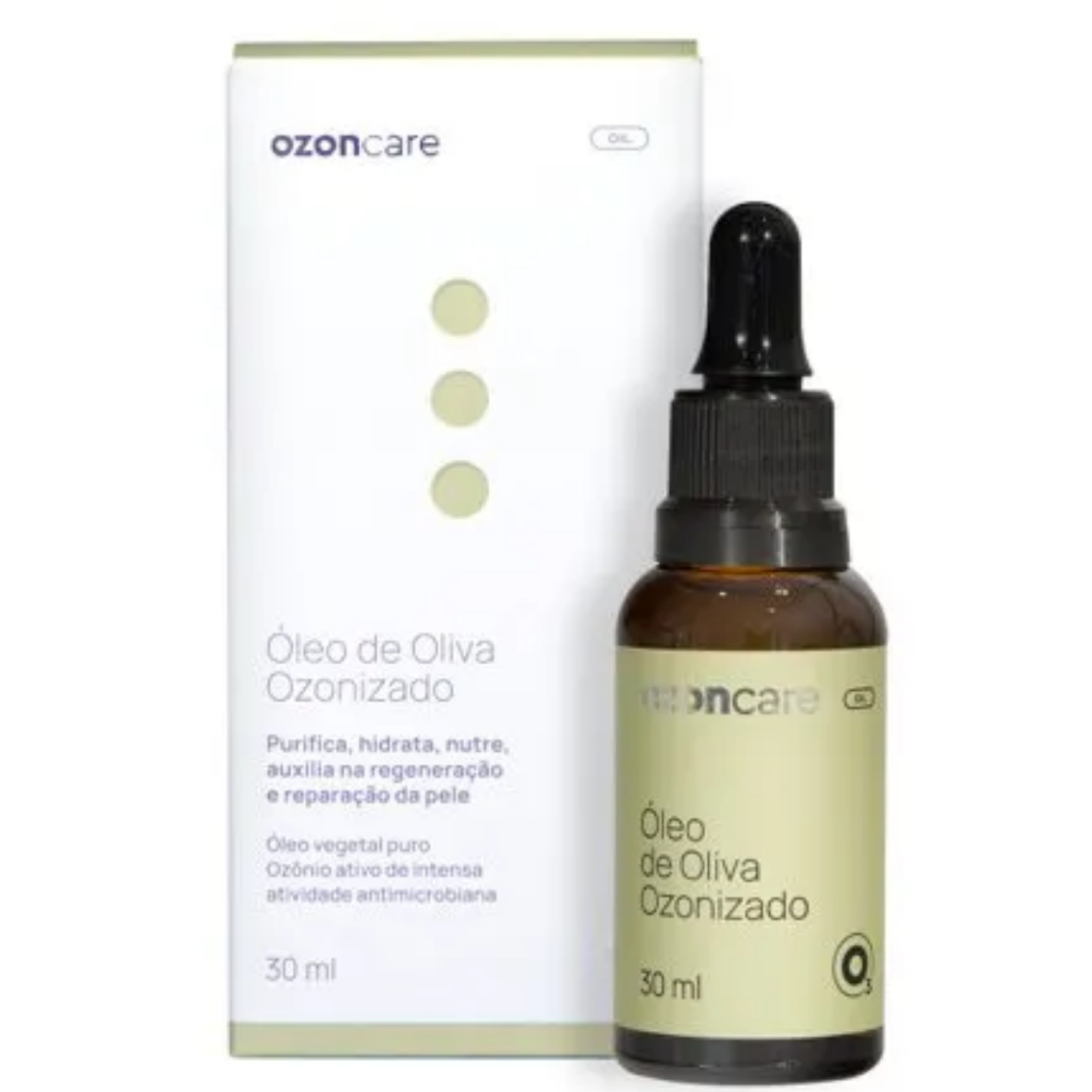Óleo De Oliva Ozonizado Concentrado Puro Extra Premium Cicatrizante Para Pele Rosto Philozon 30ml