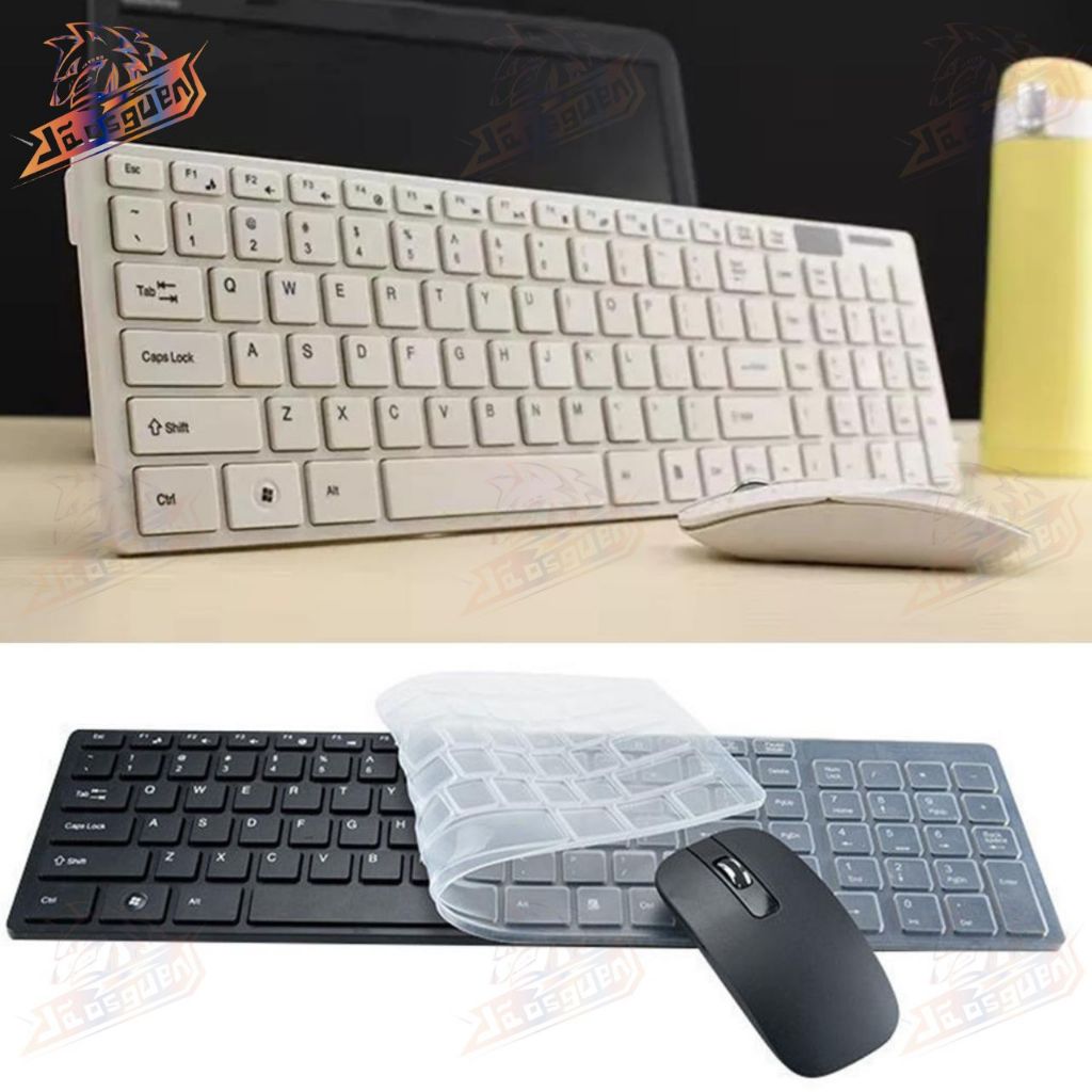 Kit Teclado e Mouse Sem Fio Usb Wireless Portátil Tecnologia Eficiência Energética
