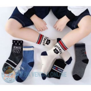 Kit 24 Pares Meias Infantil com algodão MENINO