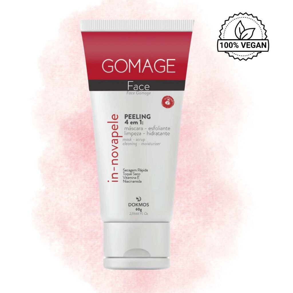 Peeling Facial Clareador Gomage 4x1 Face Com Niacinamida & Vit E Dokmos