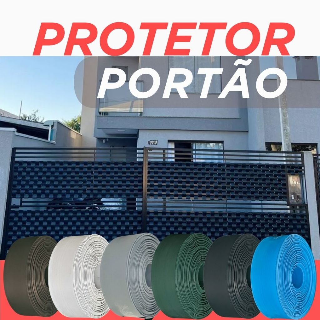 Protetor de Portão 50 METROS (10 cm de altura) Varias Cores
