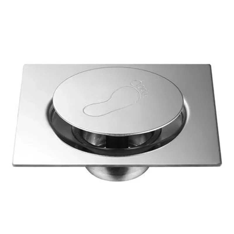 Ralo Click Inteligente 10x10/15X15cm Inox Banheiro Veda Cheiro  Quadrado A Escolher