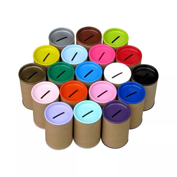 40 Cofrinhos Papelão 6x9cm p/ Personalizar – Cofres Lembrancinha Festa Infantil, Porta Moedas