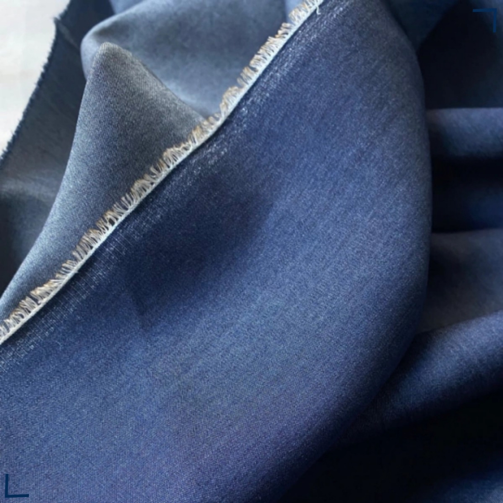 10 Metros Tecido Jeans Fino Chambre Leve Moda Tendencia