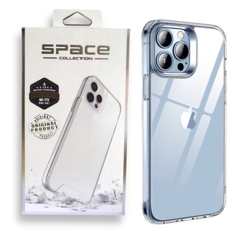kit 4 pcs 2pcs 1pcs Capa Capinha  Space Transparente iPhone 17 17promax 16pro 16promax11 12 13 14 15