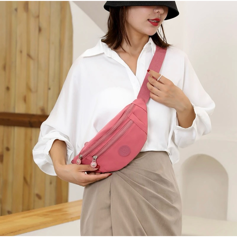 Bolsa Pochete Nylon Masculina Feminina Estilosa Porta Objetos Impermeável Resistente