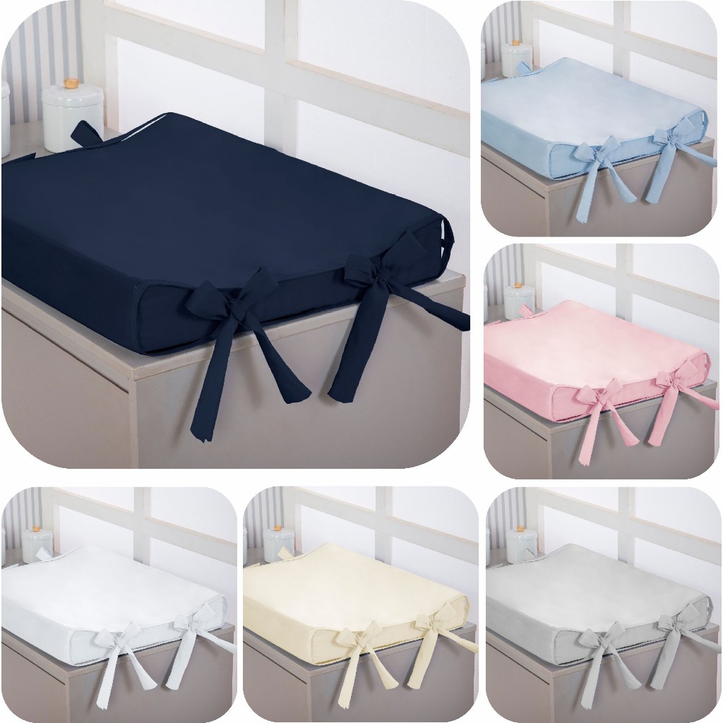 Trocador Anatômico De Cômoda Para Bebe Plastificado Capa Removível