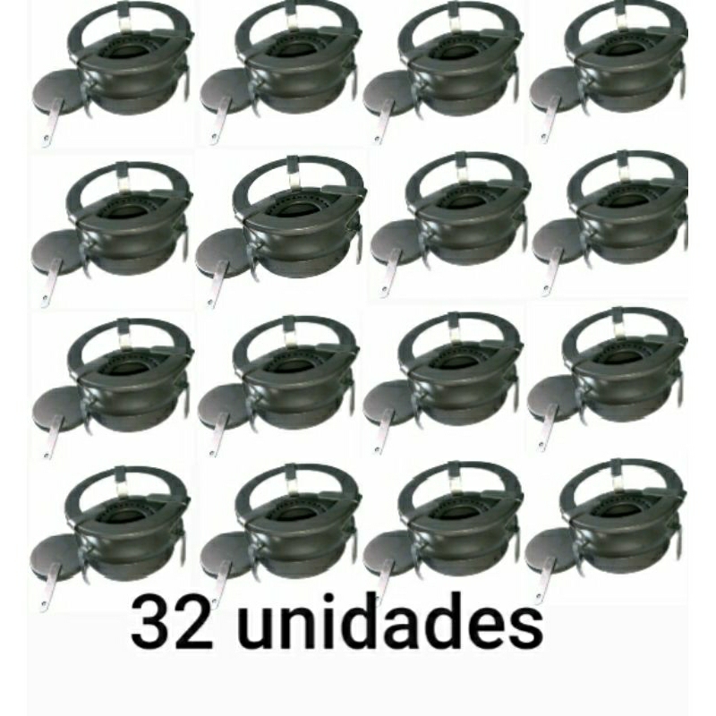 32 Fogareiro Fogão a Alcool 1 uma boca Portatil Espiriteira Álcool Camping Pesca Sítio Sem Pintura