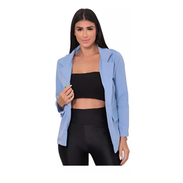Blazer Neoprene Casaquinho Social Disponível em tamanhos grandes