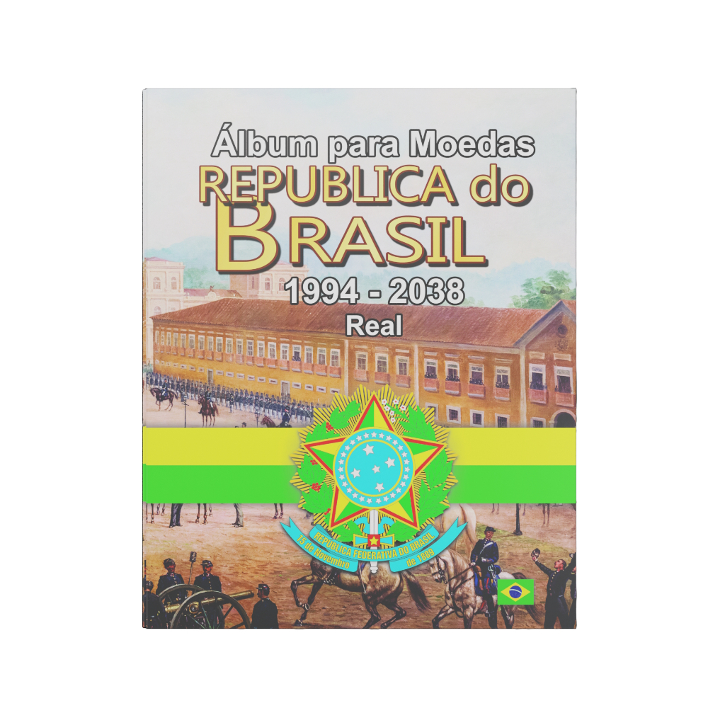 Album  Para  Moedas  Real  1994 A 2038 E Comemorativas, Incrivel - Organizer