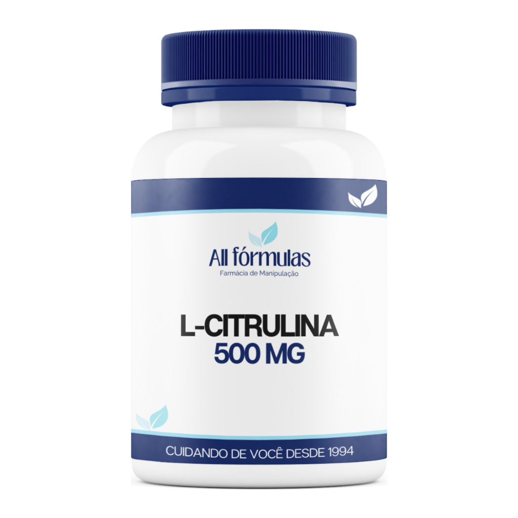 L- Citrulina 500mg - 60, 120, 180 Cápsulas