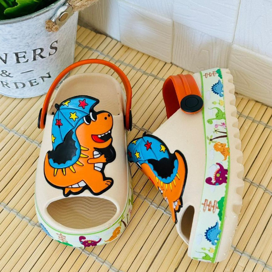 sandália infantil menina sandal anak laki laki Chinelo Dino Com Guarda Chuva