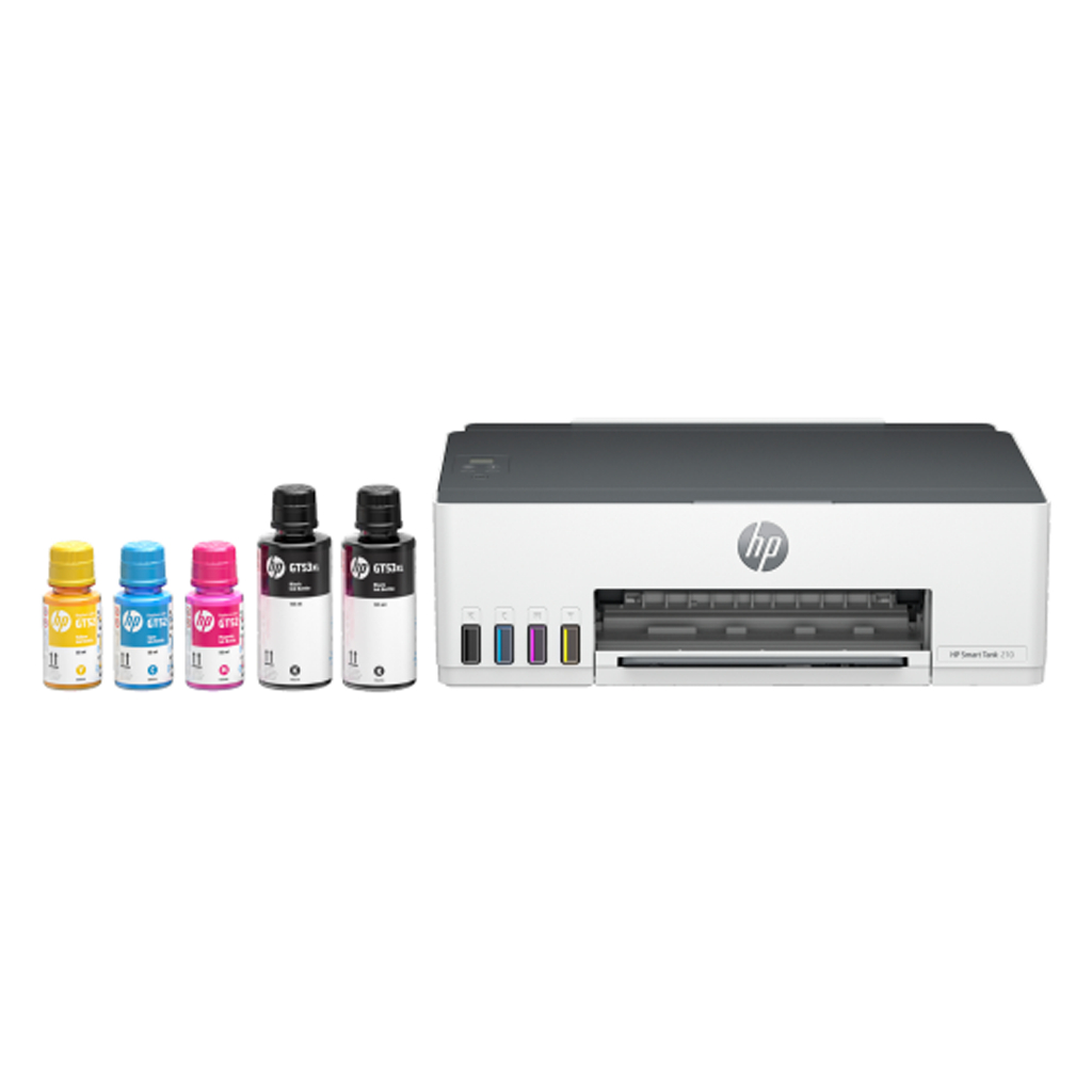 Nova Impressora HP Smart Tank 210, Conexão Wi-Fi, USB, 12.000 páginas colorida, fotográfica
