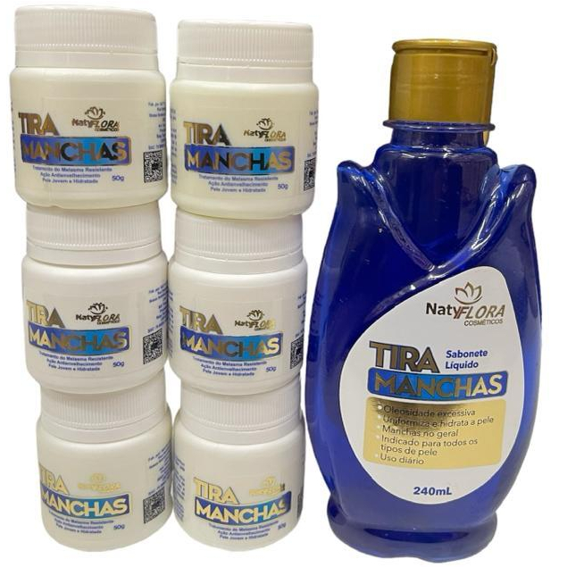 Tira Manchas 6 Pomadas 1 Liquido NatyFlora Original