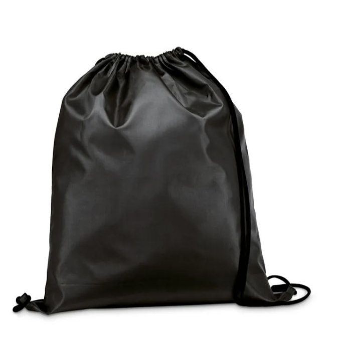 Mochila de nylo preta com ziper frontal temos diversas marcas
