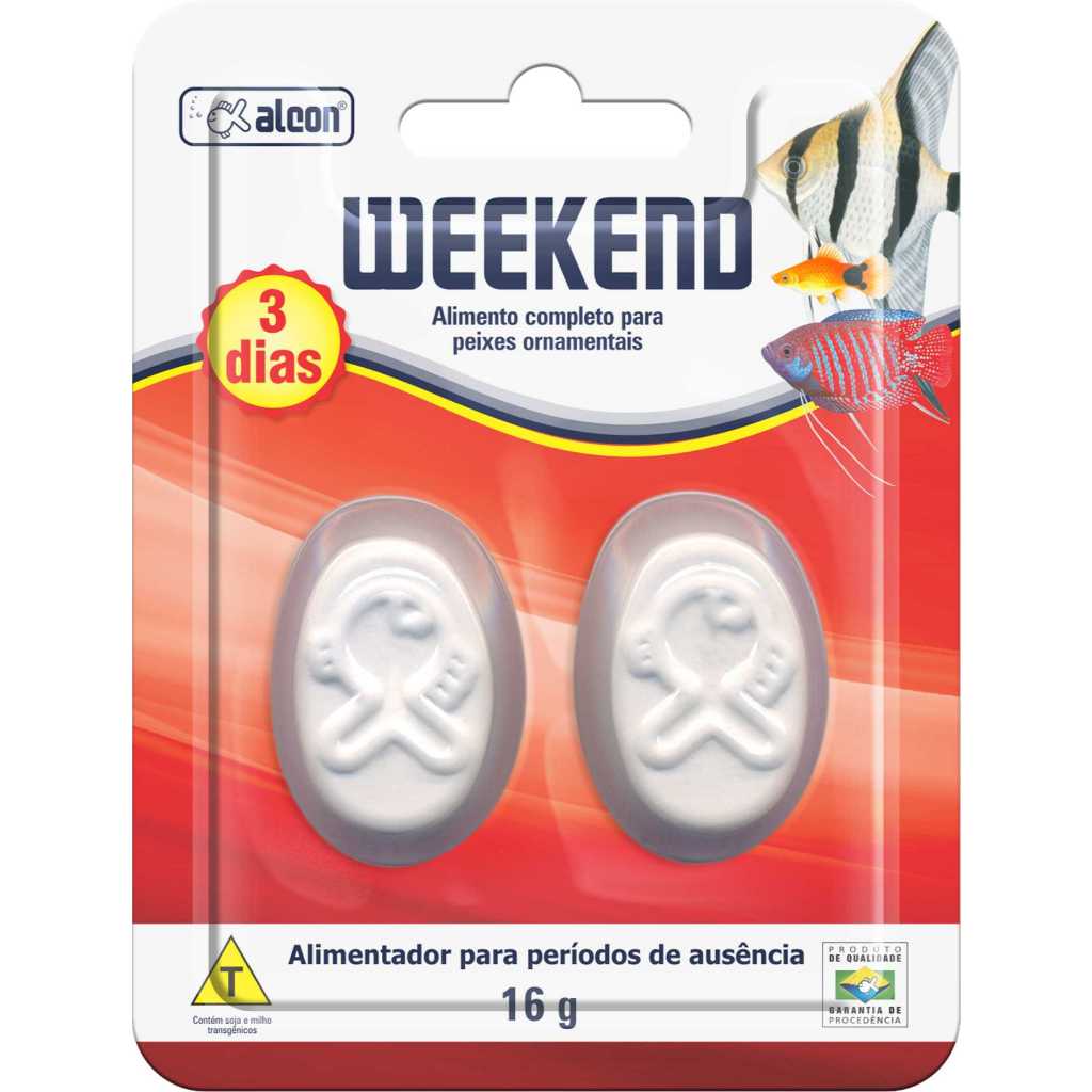Alcon Weekend 16 g - Ração Peixes