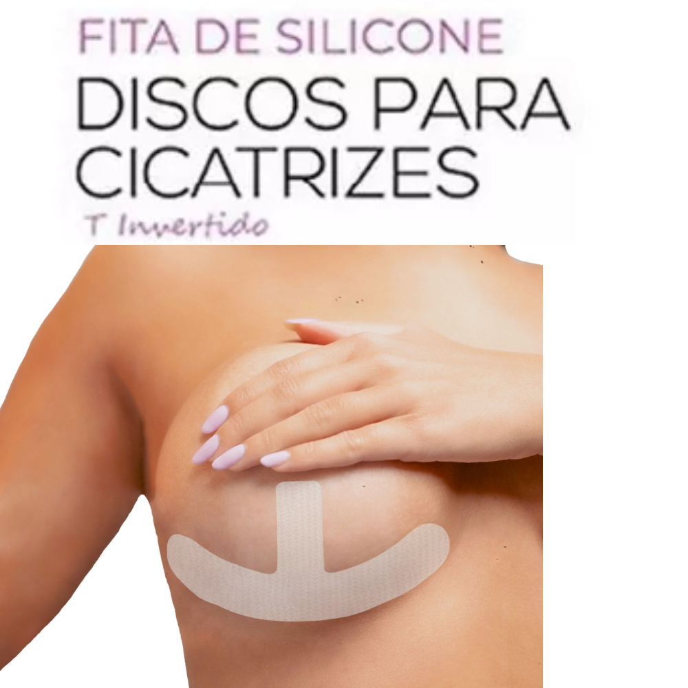 Silicone Gel Fita Adesiva Cicatriz T Invertido Para Mama 2und Siliforma