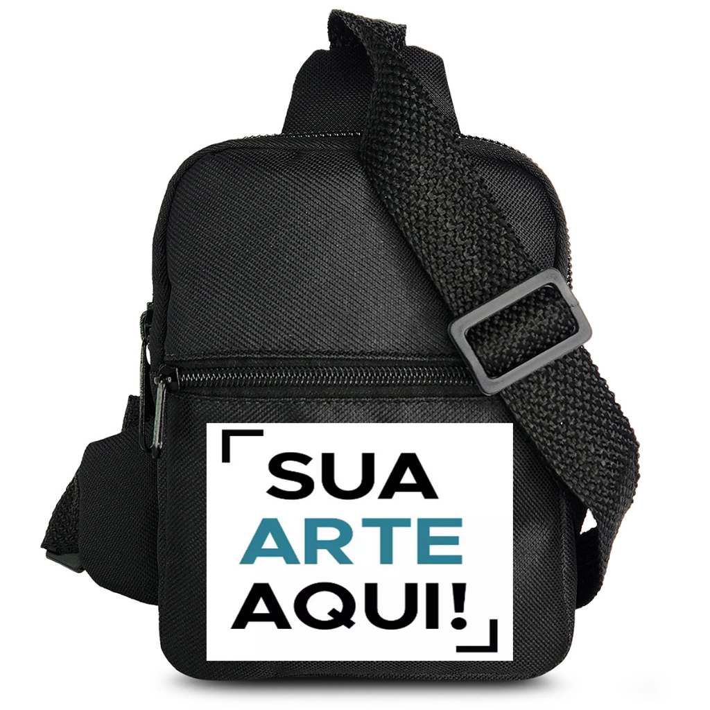 Shoulder Bag Personalizada Com Sua Arte Pequena Pochete Chest Bag Bolsa Transversal