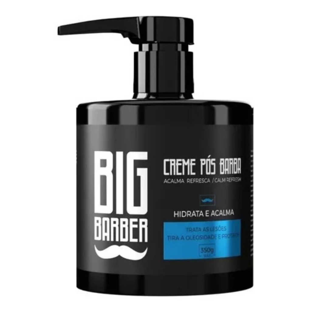 Creme Pós Barba Big Barber Barbearia Hidratante Refrescante Acalma a Pele e trata lesões