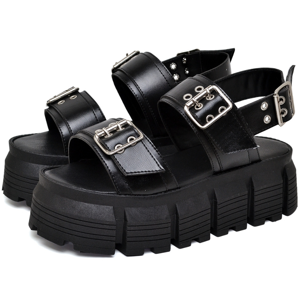 Tamanco Sandália Papete Feminina Preto Original Dubuy Hanna 2082DB