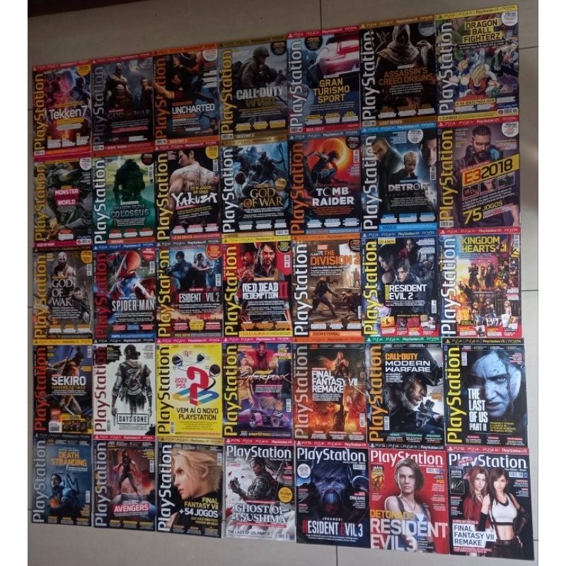 Revistas Playstation e GameMaster