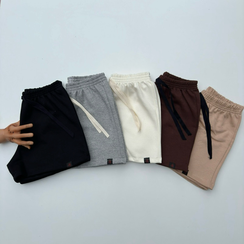 Kit 5 Shorts feminino Básico short moletom bermuda feminina short academia dia a dia shortinho confortavel